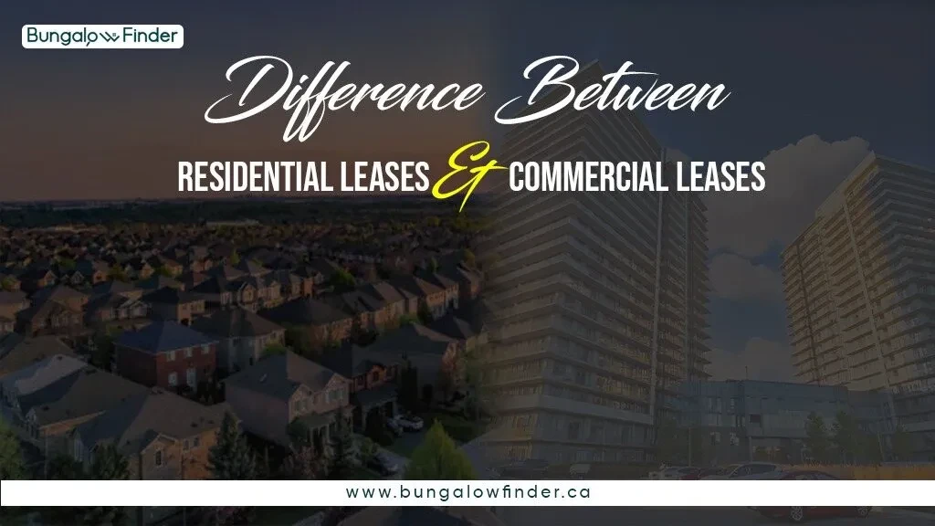 Commercial Leases vs Residential Leases in Ontario