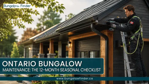 Ontario Bungalow Maintenance: Complete Seasonal Checklist - Blog post thumbnail Ontario Bungalow Maintenance: Complete Seasonal Checklist - Blog post thumbnail